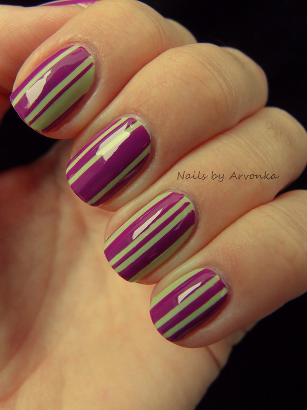 Simple Stripes | Veronika S.'s (nailsbyarvonka) Photo | Beautylish