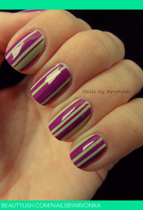 Simple Stripes | Veronika S.'s (nailsbyarvonka) Photo | Beautylish