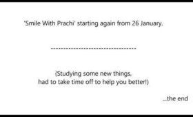 Smile With Prachi Update