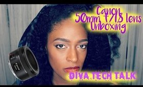 Diva Tech Talk: 50mm f/1.8 STM Lens Unboxing l TotalDivaRea