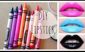 DIY: How To Make Lipstick Out of CRAYONS!