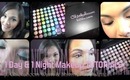 1 Day & 1 Night Makeup TUTORIALS (ft. Chickaboom + Review)
