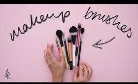 THE ONLY MAKEUP BRUSHES YOU NEED | Lily Pebbles