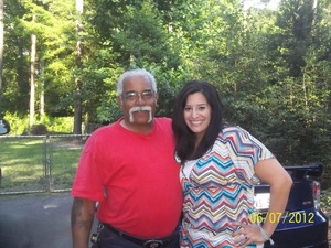 Me and my birth grandfather. Puerto Rican baby!