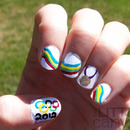 Olympic Nail Art