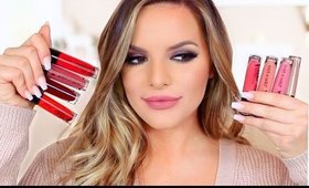 THESE $5.00 LIQUID LIPSTICKS ARE AMAZING! 13 Lip Swatches | Casey Holmes