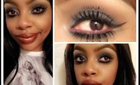 Makeup Look: smokey grey with a lot of lashes