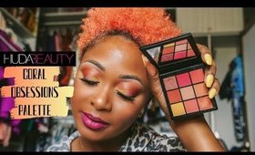 TUTORIAL: Huda Beauty Coral Obsessions Palette