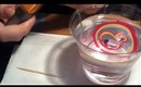 Nail Design - EASY Rainbow Water Marbling