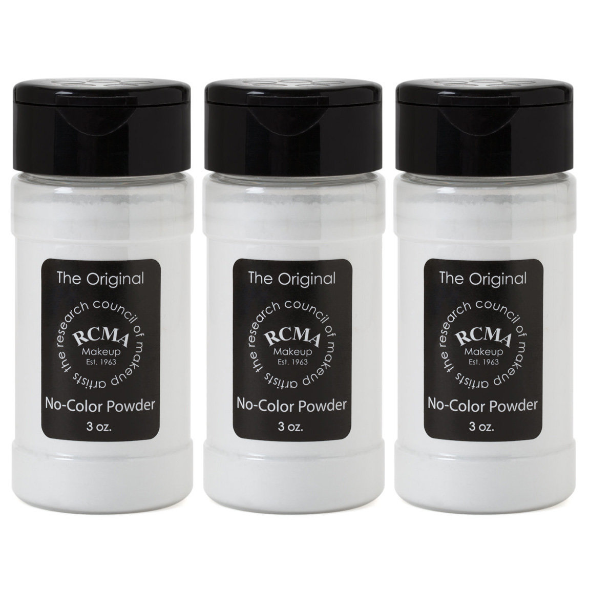RCMA Makeup No Color Powder 3 oz. Trio alternative view 1 - product swatch.