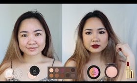 Talk through Make up feat  Zoeva Palette + MAC Maker Maine Mendoza Lipstick  Skin Update (ENG)