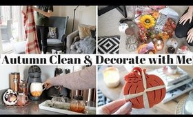 HALLOWEEN & AUTUMN CLEAN AND DECORATE WITH ME UK 2018