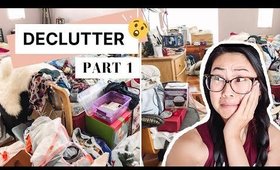 DECLUTTERING & ORGANIZING // CLEAN WITH ME | part 1