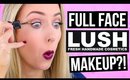 FULL FACE Using LUSH Makeup?! || What Worked & What DIDN'T