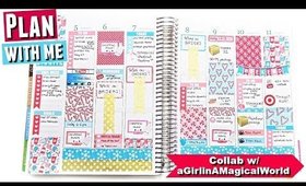 Plan As I Go: PEPPERMINT Plan With Me COLLAB | Erin Condren Life Planner Weekly Spread #78 1