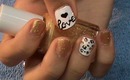 ♚ Glitzy Gold Cheetah Nail Art Tutorial ♚