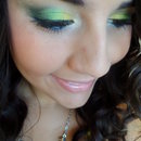 Part of my Brazil inspired makeup tutorial