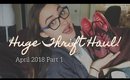 Thrift Haul to Resell on Poshmark and Ebay | Adidas, Steve Madden, Prana, and More! | April 2018