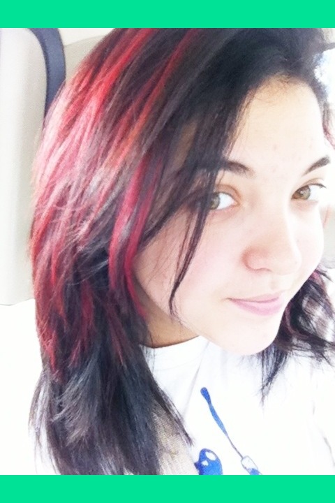 Dark brown hair with red highlights | Sabrina M.'s Photo | Beautylish