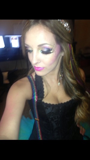 My Gay Pride makeup (: 