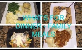What's For Dinner |Week of Quick and Easy Family Meals