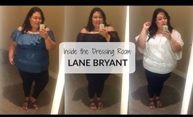Inside the Dressing Room: Lane Bryant Off The Shoulder Tops | Plus Size Shopping