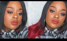 Golden Olive Eyes With Brown Lips Using Juvia's Place Nubian 1 & 2