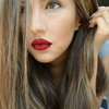 Just red lips