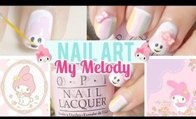 Sanrio ❤ My Melody Nail Art Design Tutorial