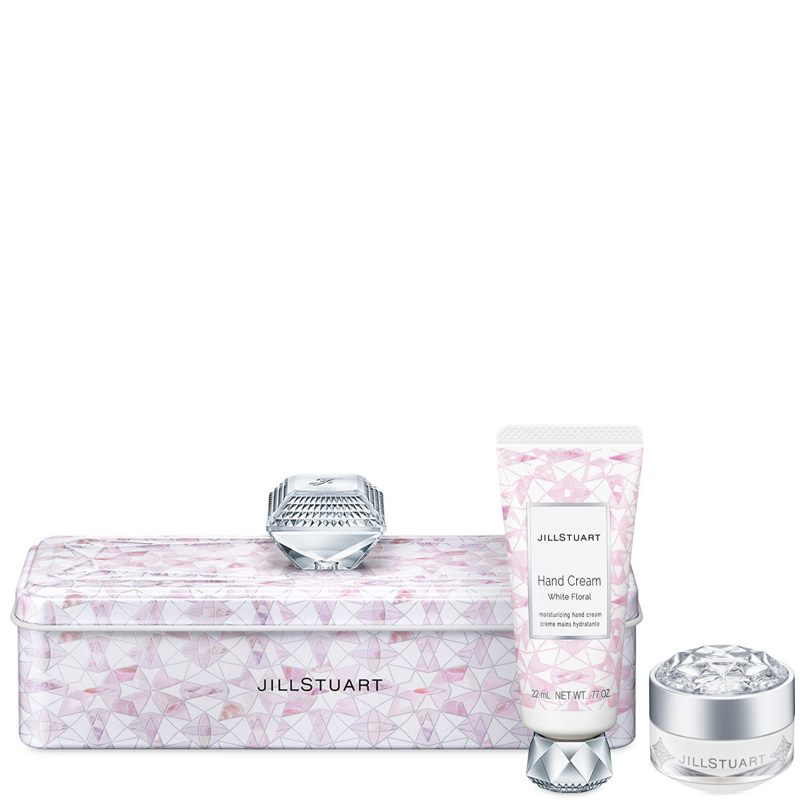 JILL STUART Beauty Lip & Hand Care Gift Collection Set White Floral alternative view 1.