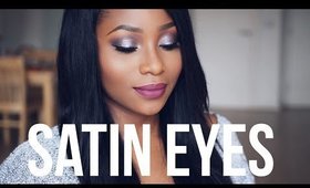 MAEKUP TUTORIAL - SATIN EYES | THATIGBOCHICK