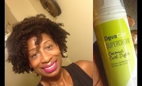 Twist Out with DevaCurl SuperCream