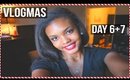 ❄ Vlogmas Day 6-7 | Grocery Shopping And Finals ❄