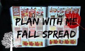 Plan With Me: Fall Spread (Scribble Prints Co)