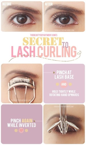 I always curl my lashes this way works every time. 