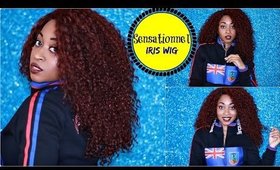 Sensationnel Empress IRIS Lace Front Red Curly Wig Tutorial For Beginners☆ 99J