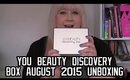 You Beauty Discovery Box August 2015 Unboxing