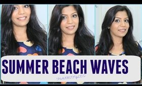 Summer Beach waves Hair Style | 5 Minutes Easy Hairstyles