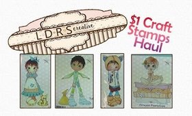 $1 Crafty Stamps Haul | LDRS Creative Stamps | PrettyThingsRock