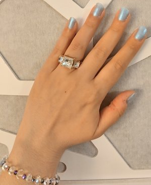 Aquamarine by People of Color Beauty. A nice topper that's buildable. With a few coats it becomes a lovely shimmery semi-opaque hue!