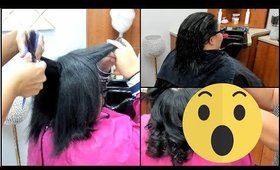 Silk Press with body curls! Do I have the heat up too high??????