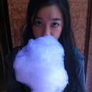 Me Eating Candy Floss <3