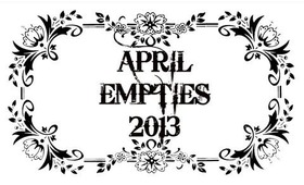 April Empties 2013