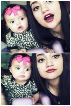 Lips: raisin rapture by loreal. 
me and my little darling (:(: 