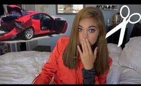 I Crashed My Car And Cut My Hair!!!