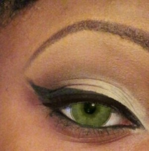 this is the eye liner without the eye lashes to the	Neutral Eye Look.