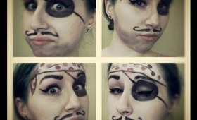 HALLOWE'EN TUTORIAL: PIRATE FACE PAINT