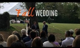 Short and Sweet Fall Wedding