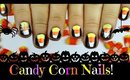 Candy Corn Nail Art ~ Halloween Tutorial