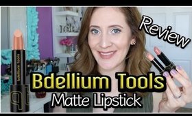 Bdellium Tools NEW Matte Lipstick Review